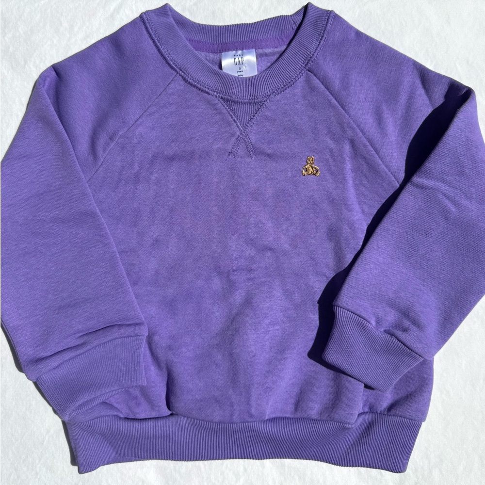 GAP Purple Crewneck Sweatshirt NWOT